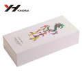 elegant flower pattern white art paper drawer box for cosmetics